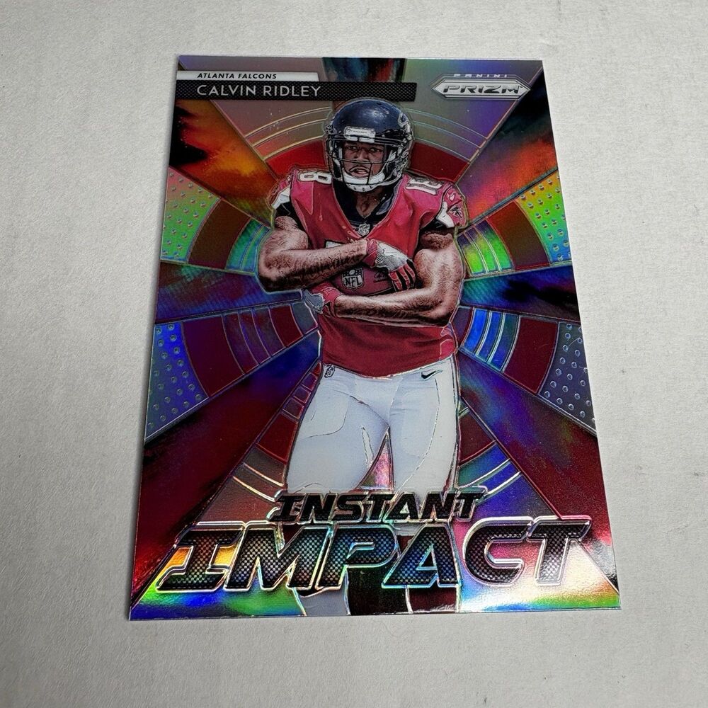 2018 Calvin Ridley Panini Prizm Instant Impact Silver Prizm Rookie Card #II-9